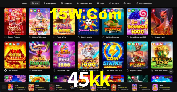 APP oficial da 45kk para mobile