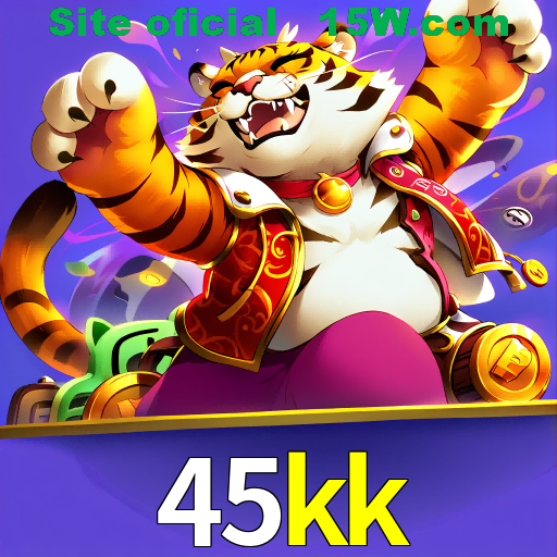 Imagem promocional da 45kk mostrando a plataforma e suas vantagens